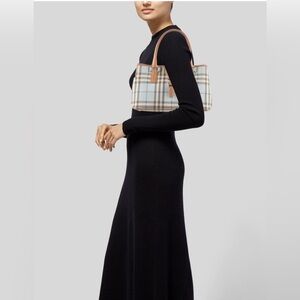 Burberry Eden Nova Check Handle Bag in Blue